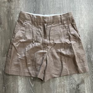 Aritzia High Waist Women Shorts - Tan